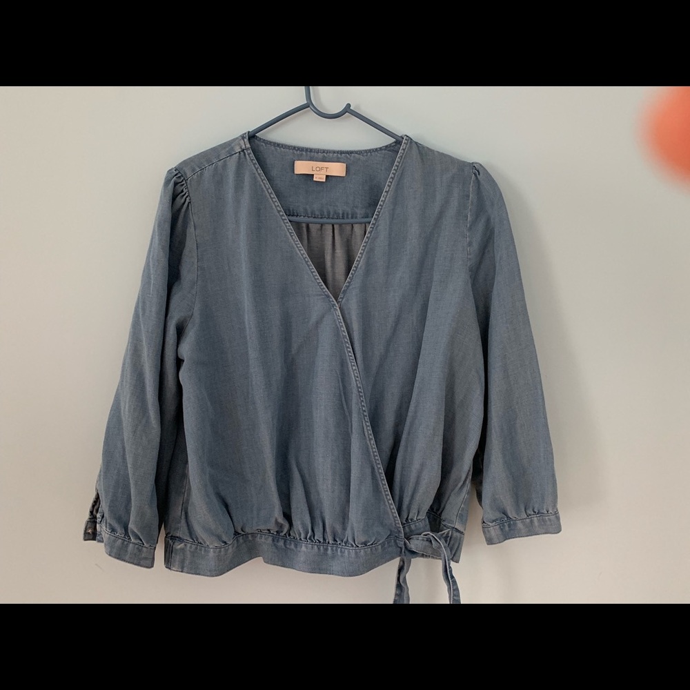 Chambray top